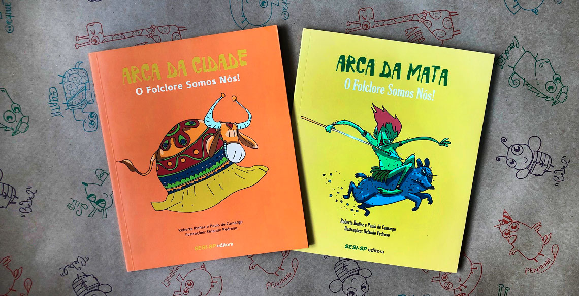 Coleção de livros sobre folclore brasileiro para crianças