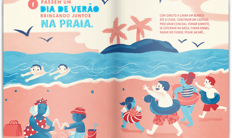 101 Coisas Para Fazer Com As Crianças Antes Que Elas Cresçam: um dia de verão na praia