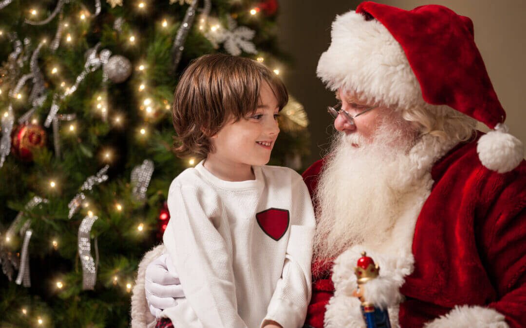Como lidar quando a criança tem medo do Papai Noel?