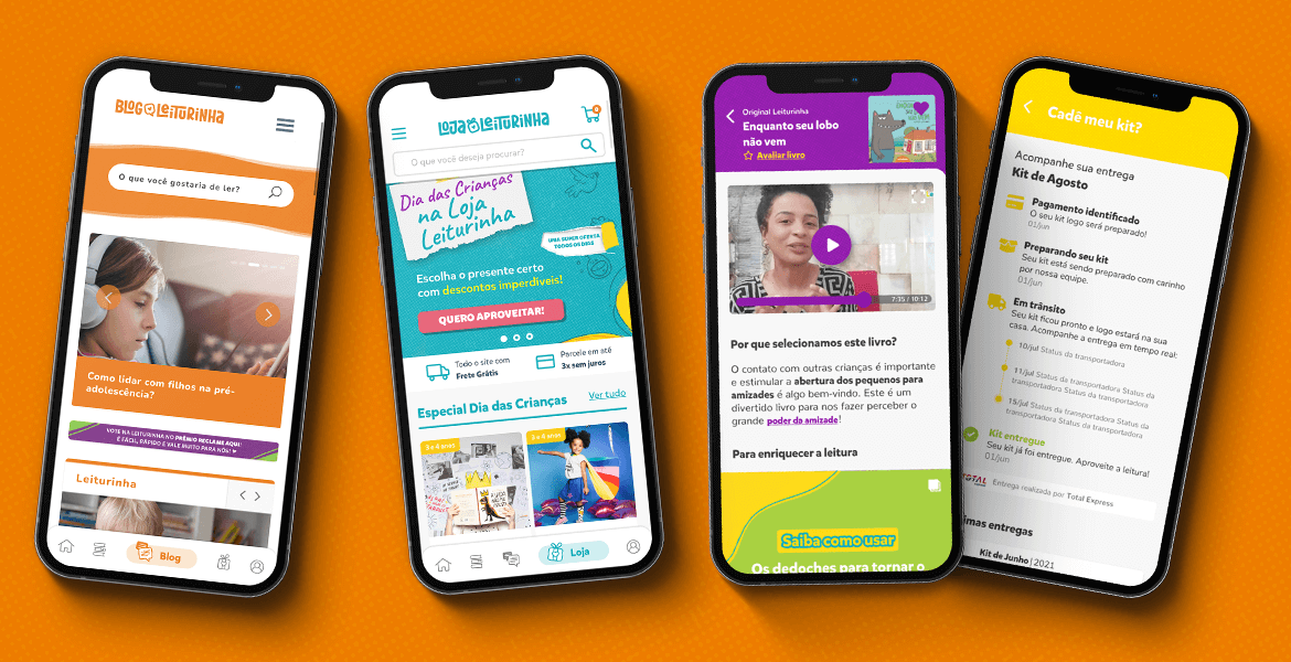 Baixe o App Leiturinha e viva histórias que conectam!
